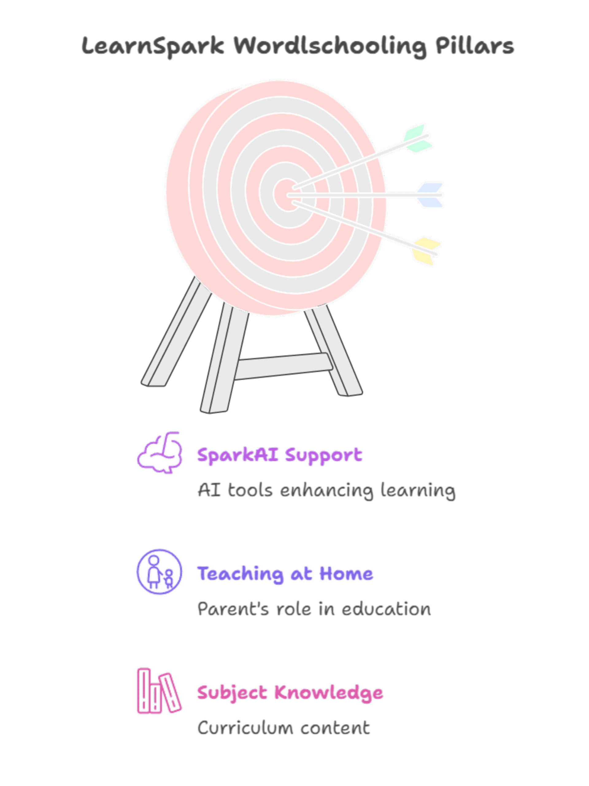 LearnSpark Venn-style graphic